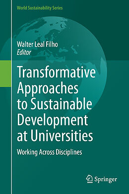 Livre Relié Transformative Approaches to Sustainable Development at Universities de 