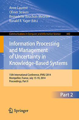 eBook (pdf) Information Processing and Management of Uncertainty de 