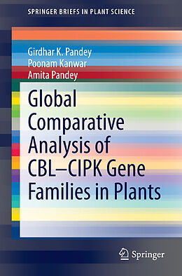 Couverture cartonnée Global Comparative Analysis of CBL-CIPK Gene Families in Plants de Girdhar K. Pandey, Amita Pandey, Poonam Kanwar