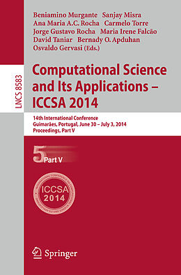 eBook (pdf) Computational Science and Its Applications - ICCSA 2014 de 