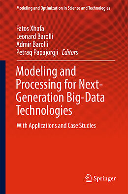 eBook (pdf) Modeling and Processing for Next-Generation Big-Data Technologies de 