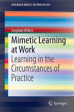 Kartonierter Einband Mimetic Learning at Work von Stephen Billett