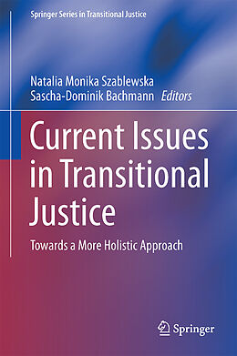Livre Relié Current Issues in Transitional Justice de 
