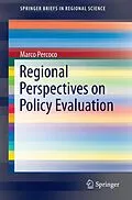 E-Book (pdf) Regional Perspectives on Policy Evaluation von Marco Percoco