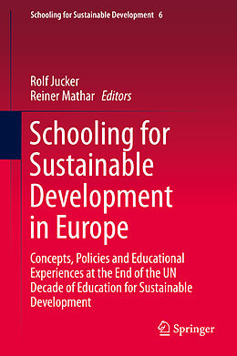 eBook (pdf) Schooling for Sustainable Development in Europe de 