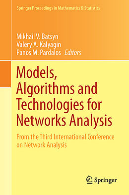 Fester Einband Models, Algorithms and Technologies for Network Analysis von 