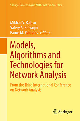 E-Book (pdf) Models, Algorithms and Technologies for Network Analysis von 