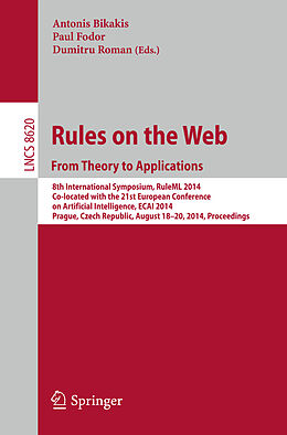 Kartonierter Einband Rules on the Web: From Theory to Applications von 
