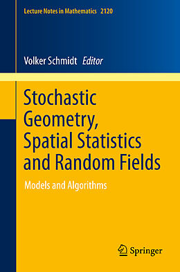 Kartonierter Einband Stochastic Geometry, Spatial Statistics and Random Fields von 