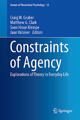 Livre Relié Constraints of Agency de 