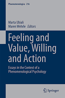 Livre Relié Feeling and Value, Willing and Action de 