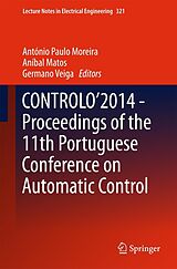 E-Book (pdf) CONTROLO'2014 - Proceedings of the 11th Portuguese Conference on Automatic Control von 