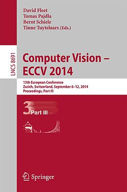 E-Book (pdf) Computer Vision -- ECCV 2014 von 