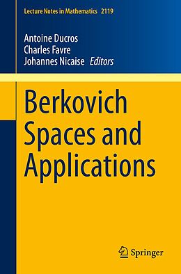 E-Book (pdf) Berkovich Spaces and Applications von 