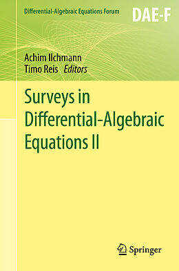 Couverture cartonnée Surveys in Differential-Algebraic Equations II de 