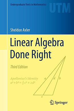 E-Book (pdf) Linear Algebra Done Right von Sheldon Axler