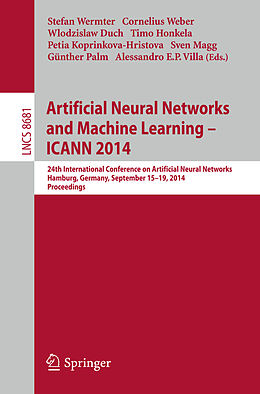 E-Book (pdf) Artificial Neural Networks and Machine Learning -- ICANN 2014 von 