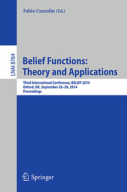 Kartonierter Einband Belief Functions: Theory and Applications von 
