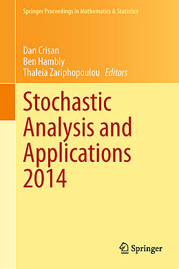 Fester Einband Stochastic Analysis and Applications 2014 von 