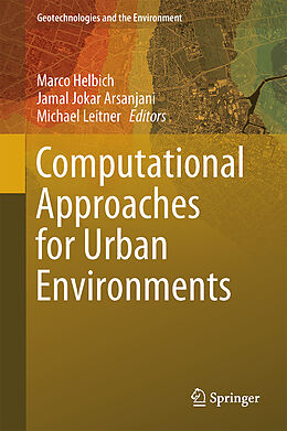 Livre Relié Computational Approaches for Urban Environments de 