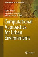 eBook (pdf) Computational Approaches for Urban Environments de 