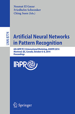 Couverture cartonnée Artificial Neural Networks in Pattern Recognition de 