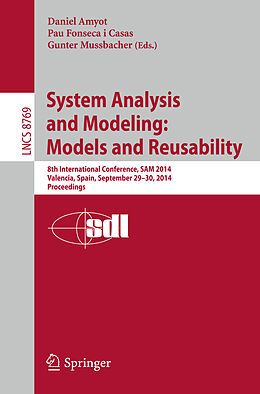 Kartonierter Einband System Analysis and Modeling: Models and Reusability von 