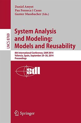 E-Book (pdf) System Analysis and Modeling: Models and Reusability von 