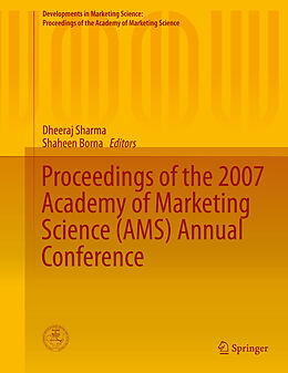 E-Book (pdf) Proceedings of the 2007 Academy of Marketing Science (AMS) Annual Conference von 
