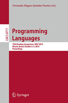 Kartonierter Einband Programming Languages von 