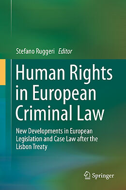 E-Book (pdf) Human Rights in European Criminal Law von 