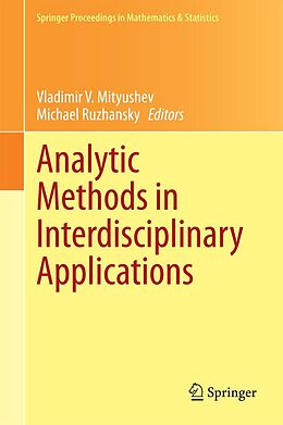 E-Book (pdf) Analytic Methods in Interdisciplinary Applications von 