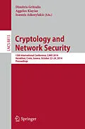 E-Book (pdf) Cryptology and Network Security von 