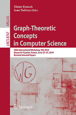 Kartonierter Einband Graph-Theoretic Concepts in Computer Science von 