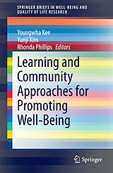 eBook (pdf) Learning and Community Approaches for Promoting Well-Being de 