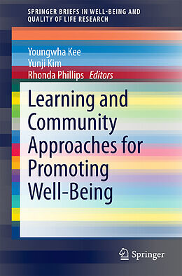 E-Book (pdf) Learning and Community Approaches for Promoting Well-Being von 