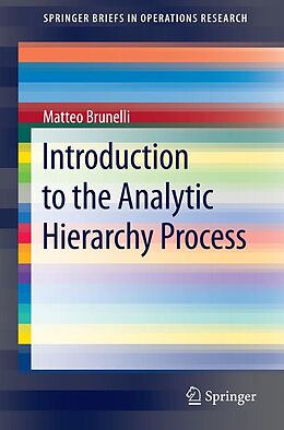 eBook (pdf) Introduction to the Analytic Hierarchy Process de Matteo Brunelli