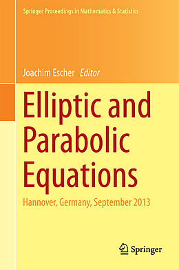 Fester Einband Elliptic and Parabolic Equations von Elmar Schrohe