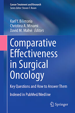 Livre Relié Comparative Effectiveness in Surgical Oncology de 