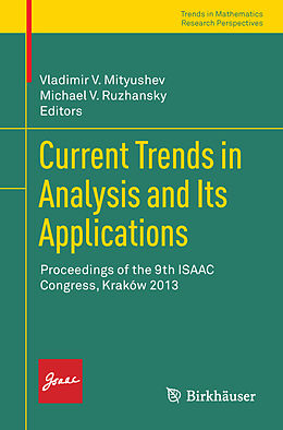 Kartonierter Einband Current Trends in Analysis and Its Applications von 