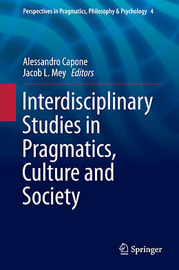 eBook (pdf) Interdisciplinary Studies in Pragmatics, Culture and Society de 