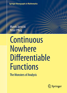 E-Book (pdf) Continuous Nowhere Differentiable Functions von Marek Jarnicki, Peter Pflug