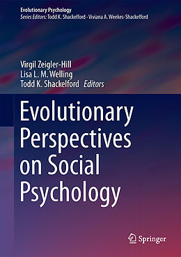 Livre Relié Evolutionary Perspectives on Social Psychology de 