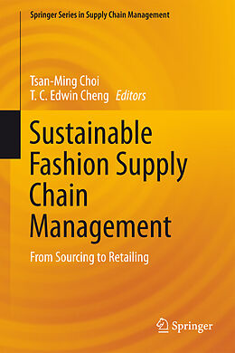 Livre Relié Sustainable Fashion Supply Chain Management de 