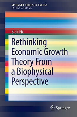 eBook (pdf) Rethinking Economic Growth Theory From a Biophysical Perspective de Blair Fix