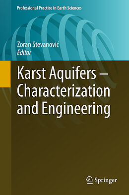 Livre Relié Karst Aquifers - Characterization and Engineering de 