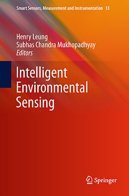 Livre Relié Intelligent Environmental Sensing de 