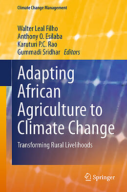 Livre Relié Adapting African Agriculture to Climate Change de 