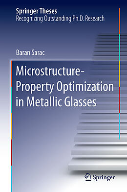Fester Einband Microstructure-Property Optimization in Metallic Glasses von Baran Sarac