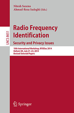 E-Book (pdf) Radio Frequency Identification: Security and Privacy Issues von 